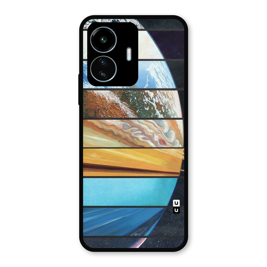 Earthly Design Metal Back Case for vivo iQOO Z6 Lite 5G
