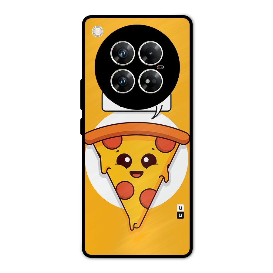Eat Me Cute Pizza Slice Metal Back Case for Infinix Zero 40 5G