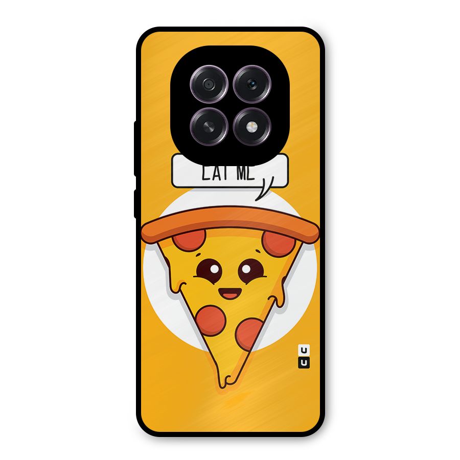 Eat Me Cute Pizza Slice Metal Back Case for Oppo F29