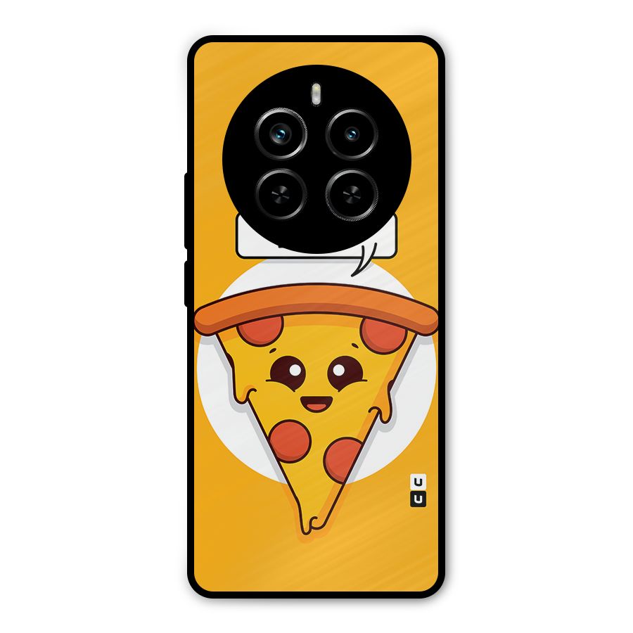 Eat Me Cute Pizza Slice Metal Back Case for Realme P1 Pro