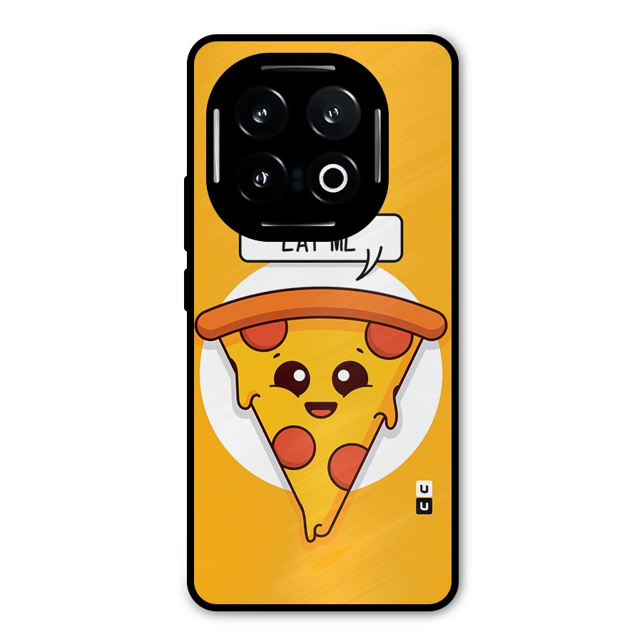 Eat Me Cute Pizza Slice Metal Back Case for iQOO 13