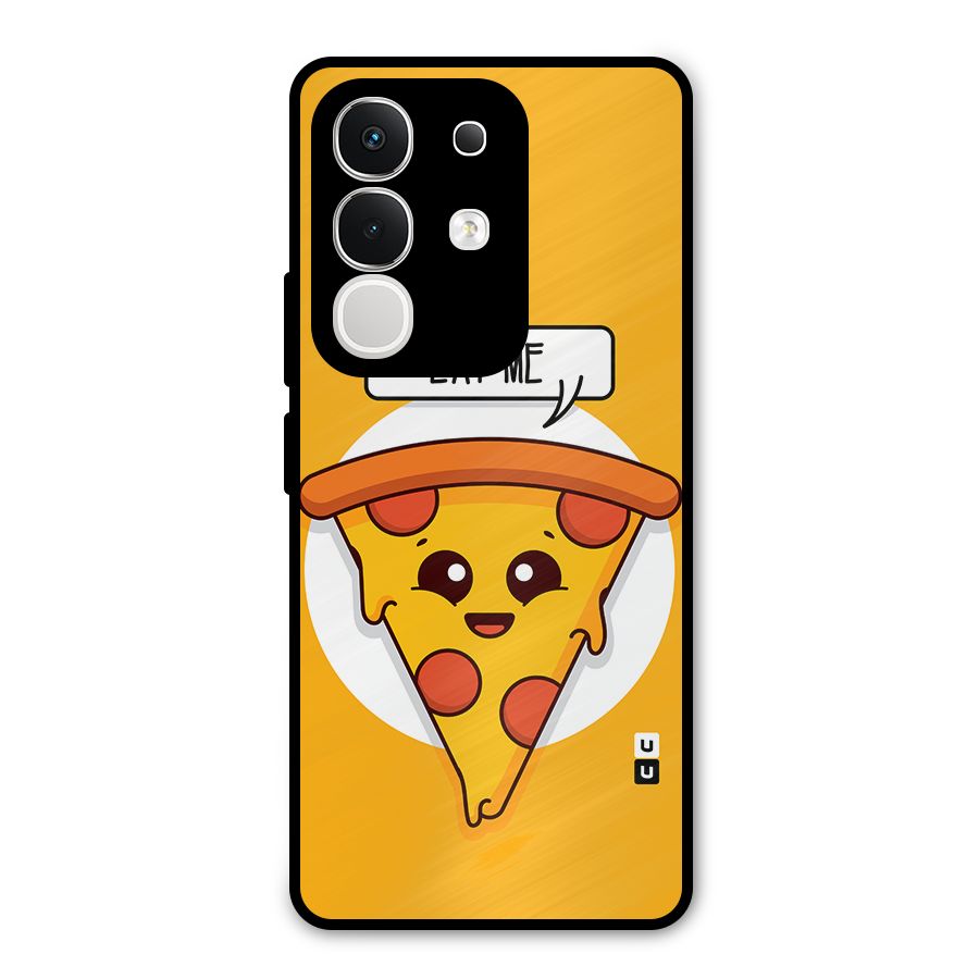 Eat Me Cute Pizza Slice Metal Back Case for iQOO Z10x