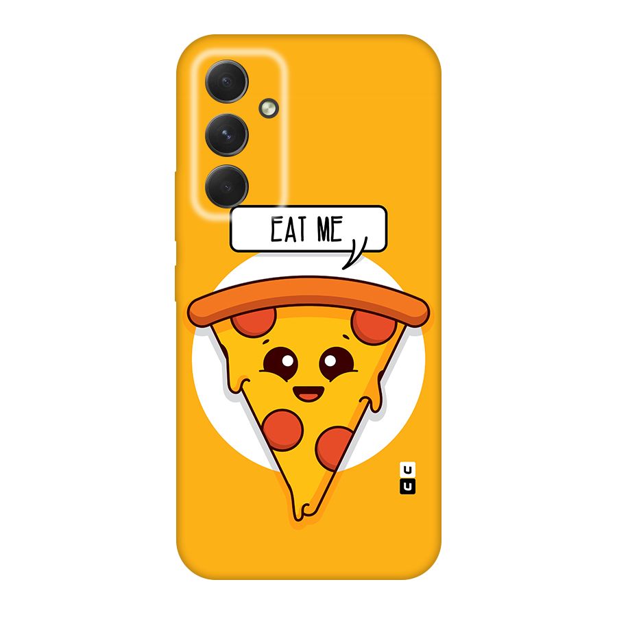 Eat Me Cute Pizza Slice Original Polycarbonate Back Case for Galaxy A54