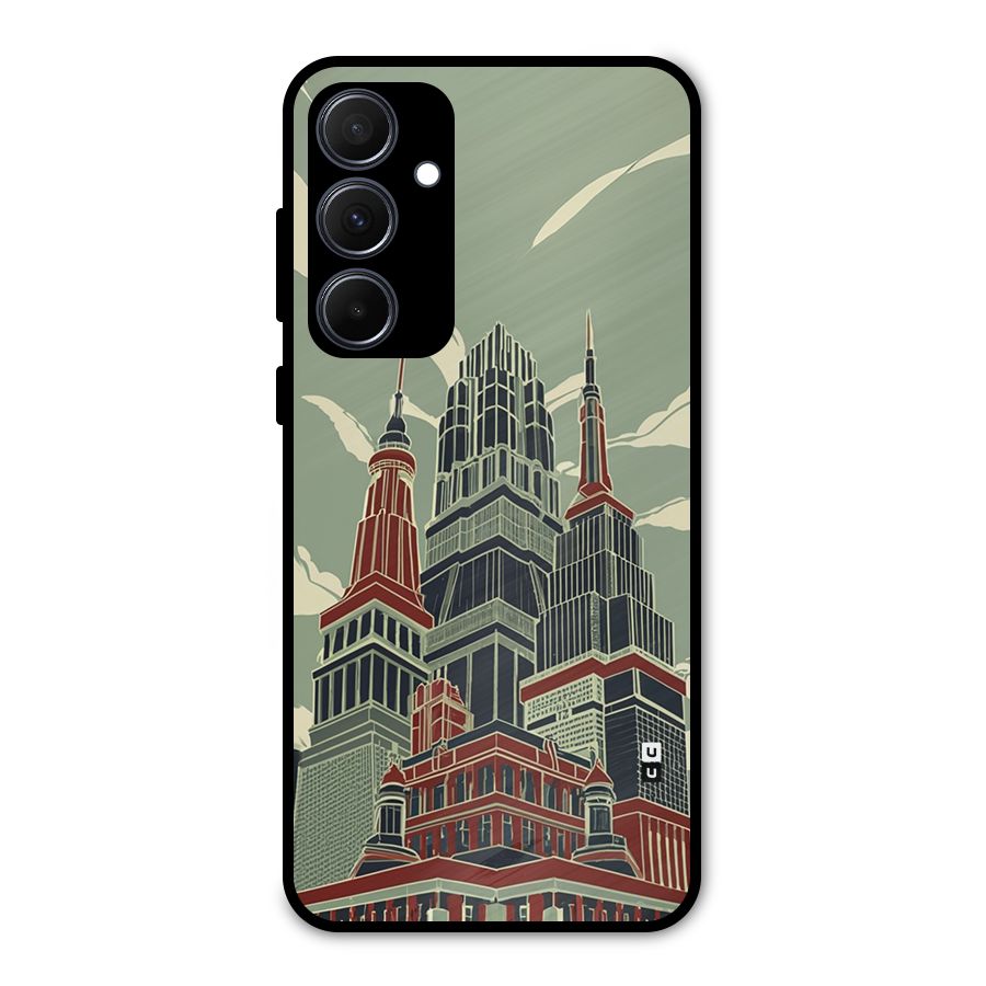 Edo Arc Metal Back Case for Galaxy A35