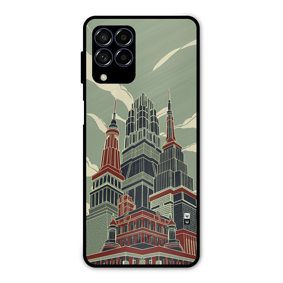 Edo Arc Metal Back Case for Galaxy M53 5G