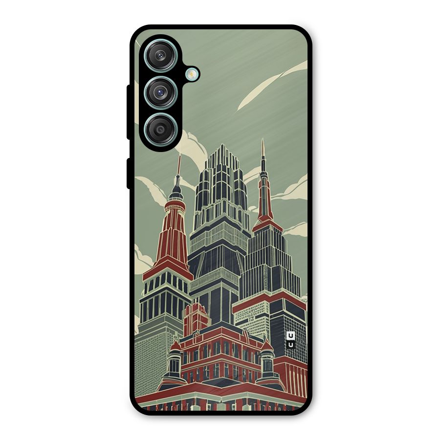 Edo Arc Metal Back Case for Galaxy M55 5G