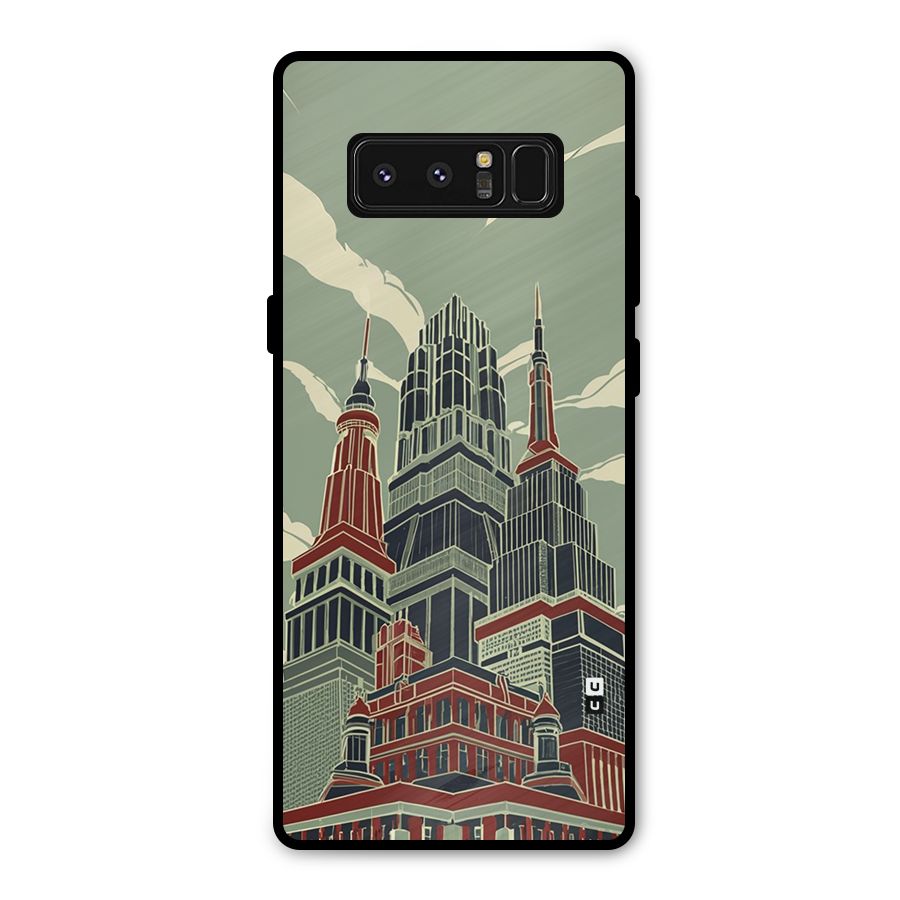 Edo Arc Metal Back Case for Galaxy Note 8