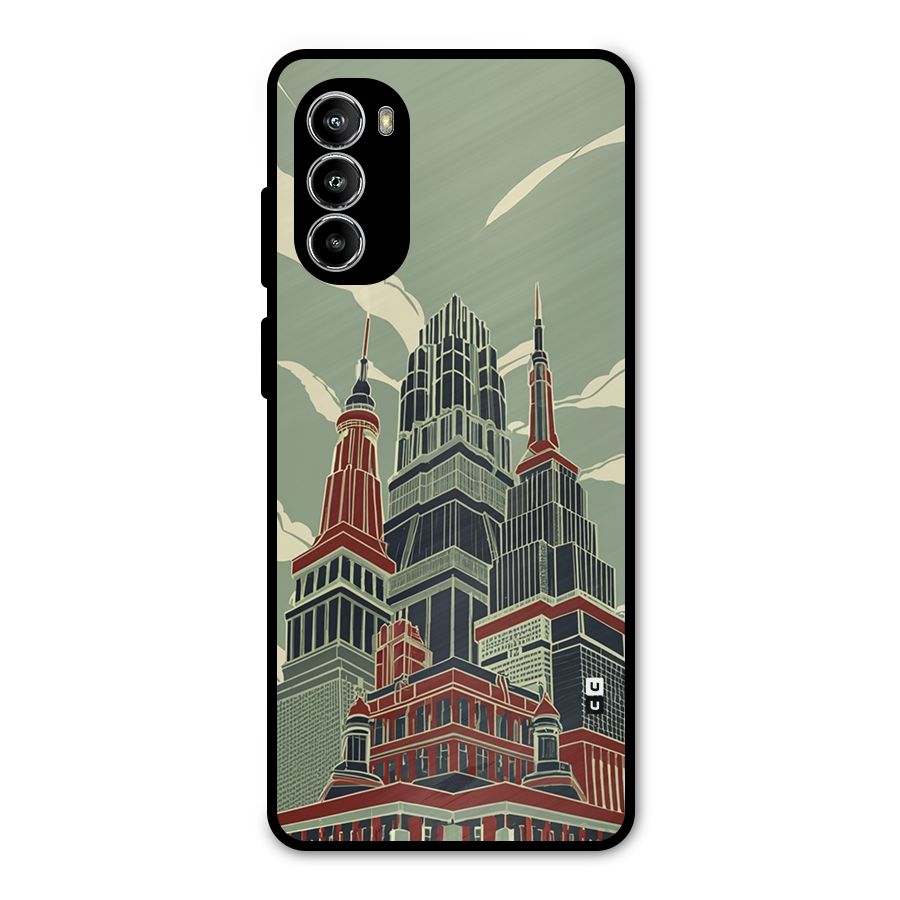 Edo Arc Metal Back Case for Moto G52