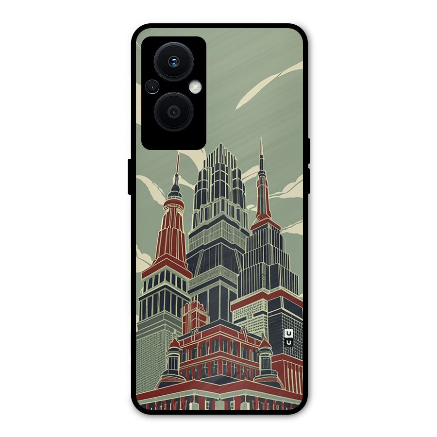 Edo Arc Metal Back Case for Oppo F21s Pro 5G