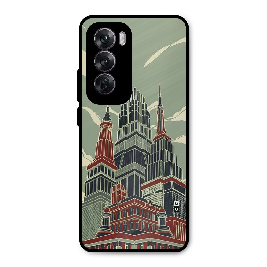 Edo Arc Metal Back Case for Oppo Reno12 Pro