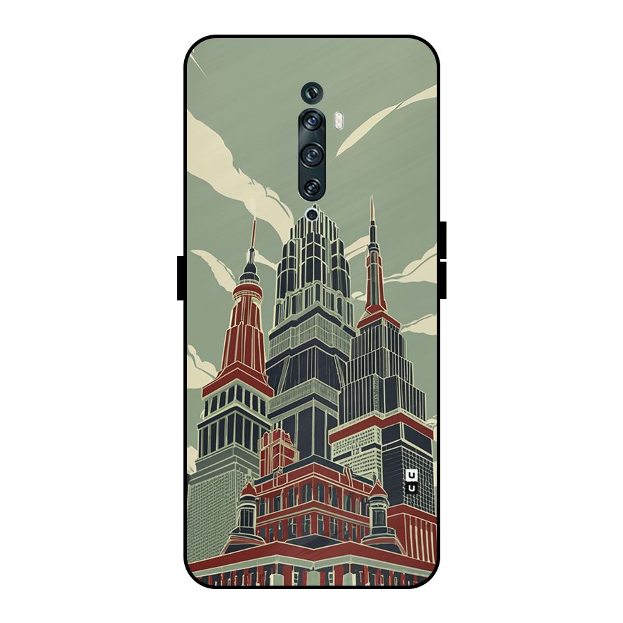 Edo Arc Metal Back Case for Oppo Reno2 Z