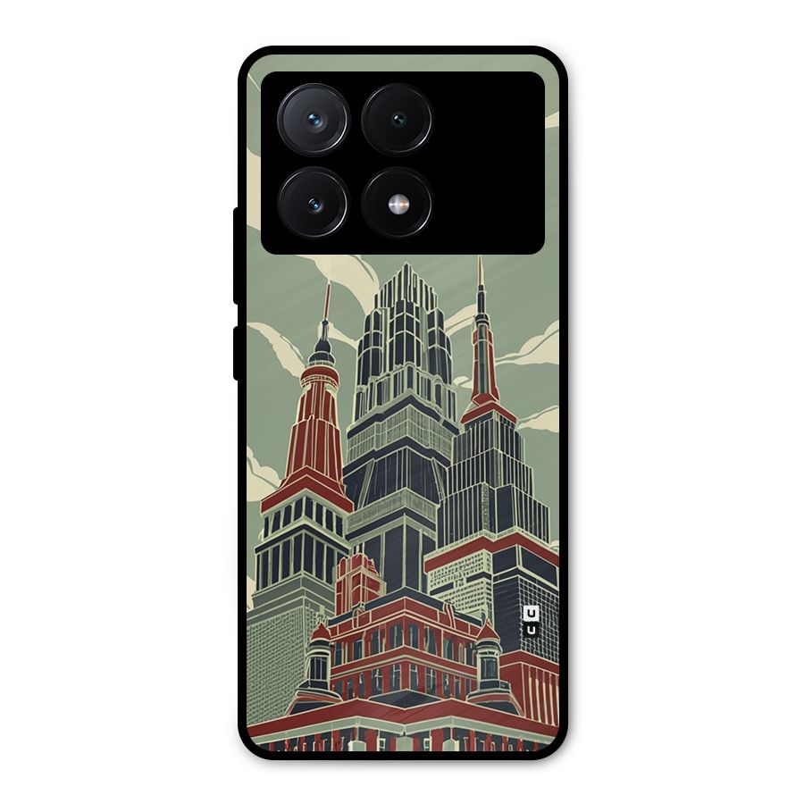 Edo Arc Metal Back Case for Poco X6 Pro