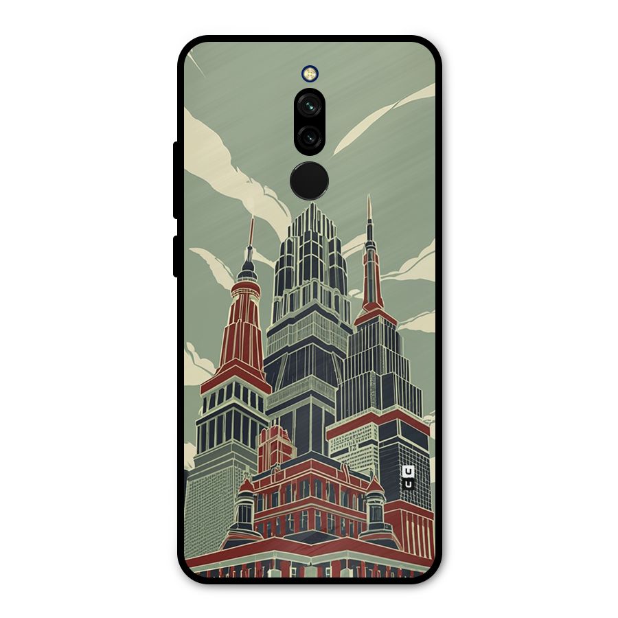 Edo Arc Metal Back Case for Redmi 8