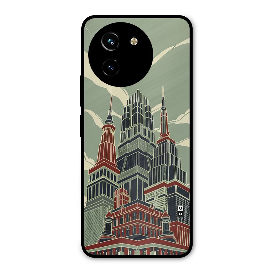 Edo Arc Metal Back Case for Vivo T3x