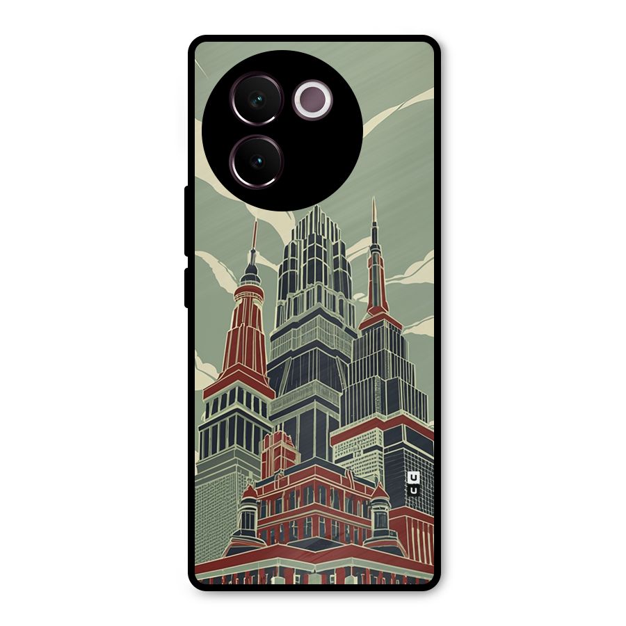 Edo Arc Metal Back Case for Vivo V30e