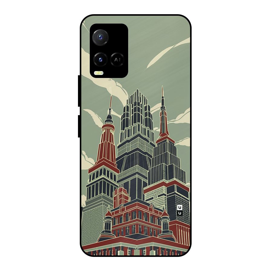Edo Arc Metal Back Case for Vivo Y21A