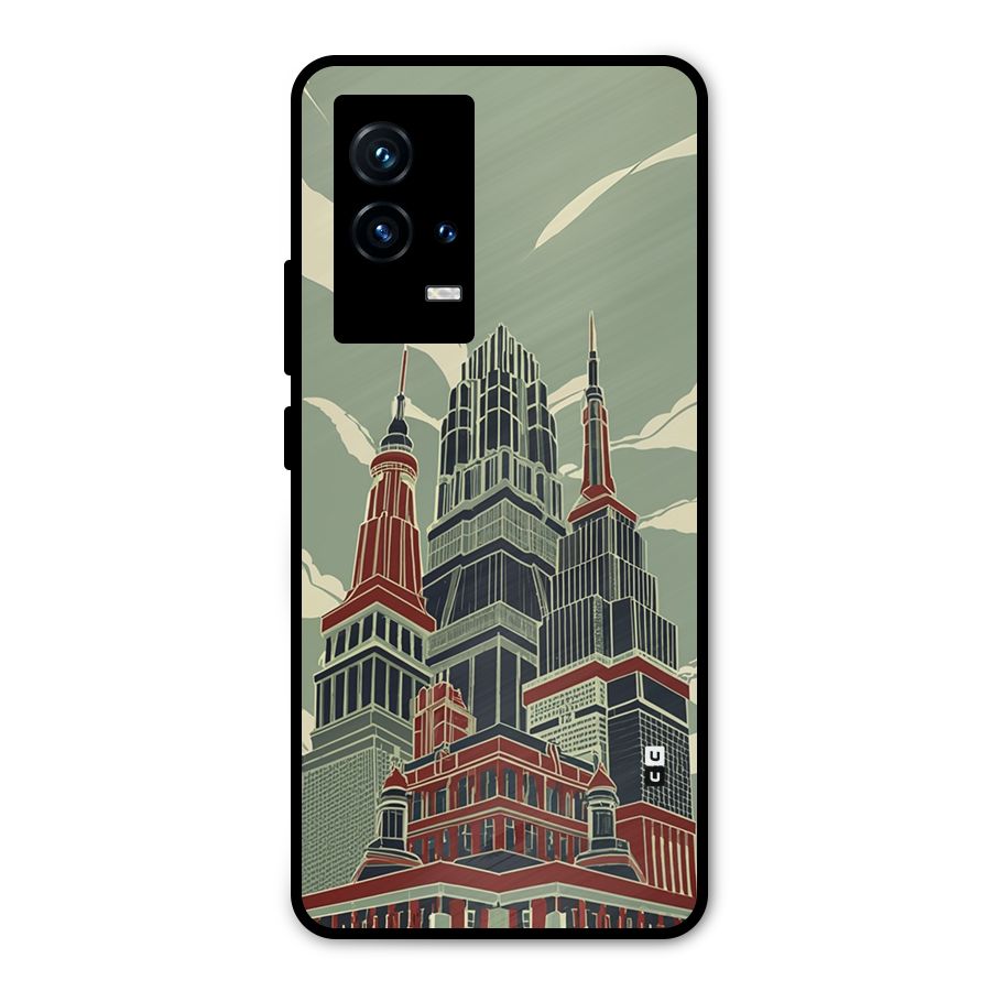 Edo Arc Metal Back Case for iQOO 9 5G
