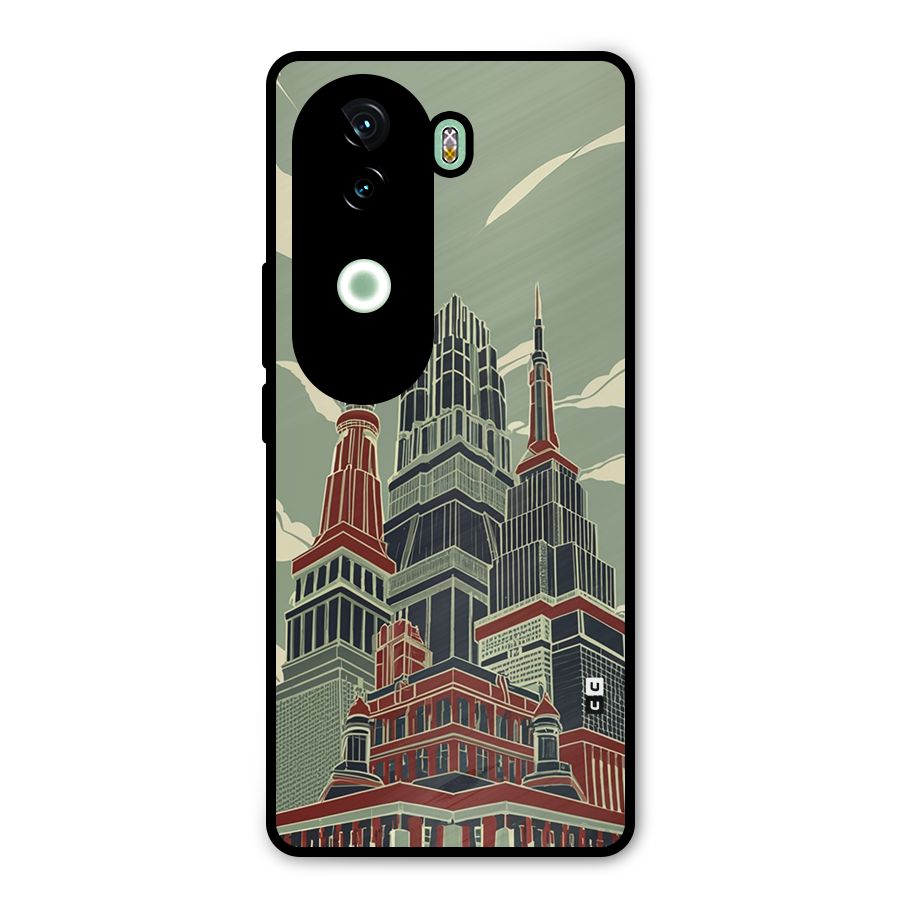 Edo Arc Metal Back Case for iQOO Z9s