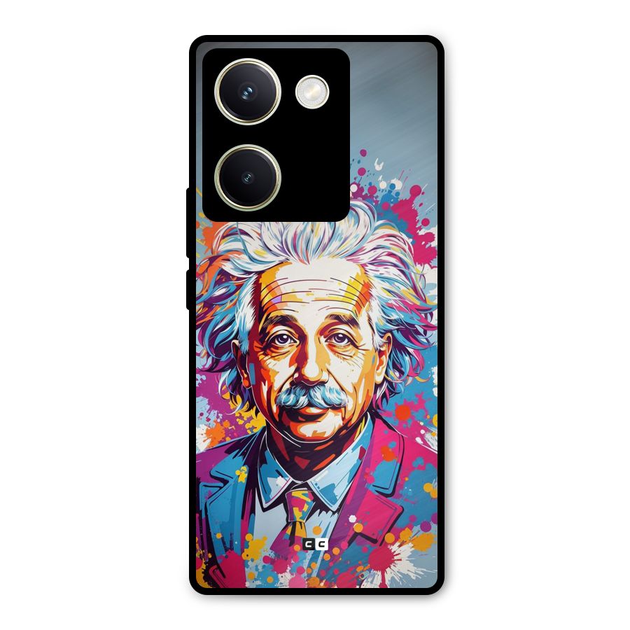 Einstein illustration Metal Back Case for Vivo Y200 Pro