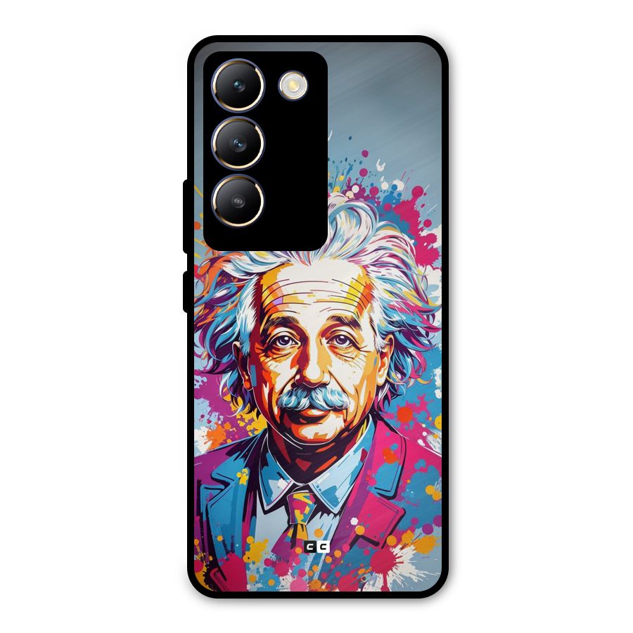 Einstein illustration Metal Back Case for Vivo Y200e