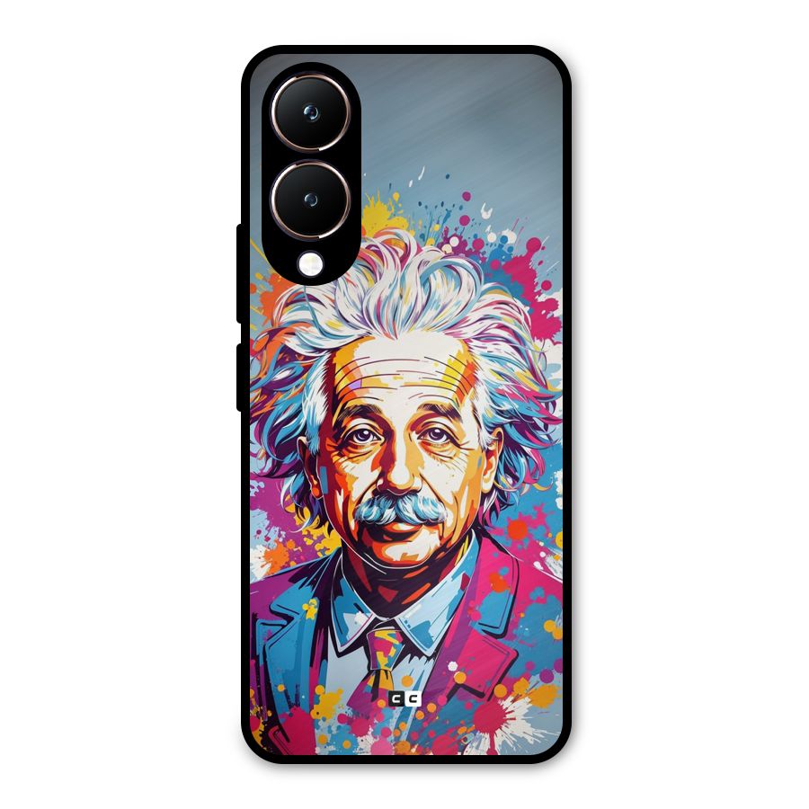 Einstein illustration Metal Back Case for Vivo Y28