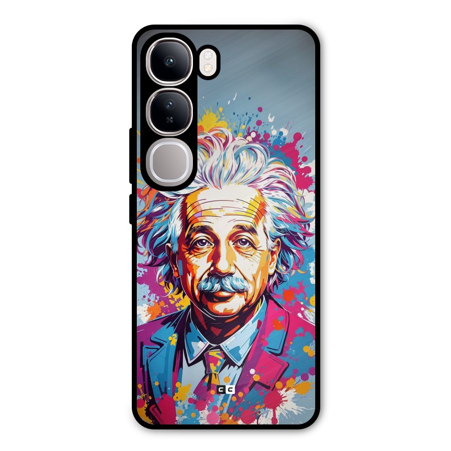 Einstein illustration Metal Back Case for Vivo Y300