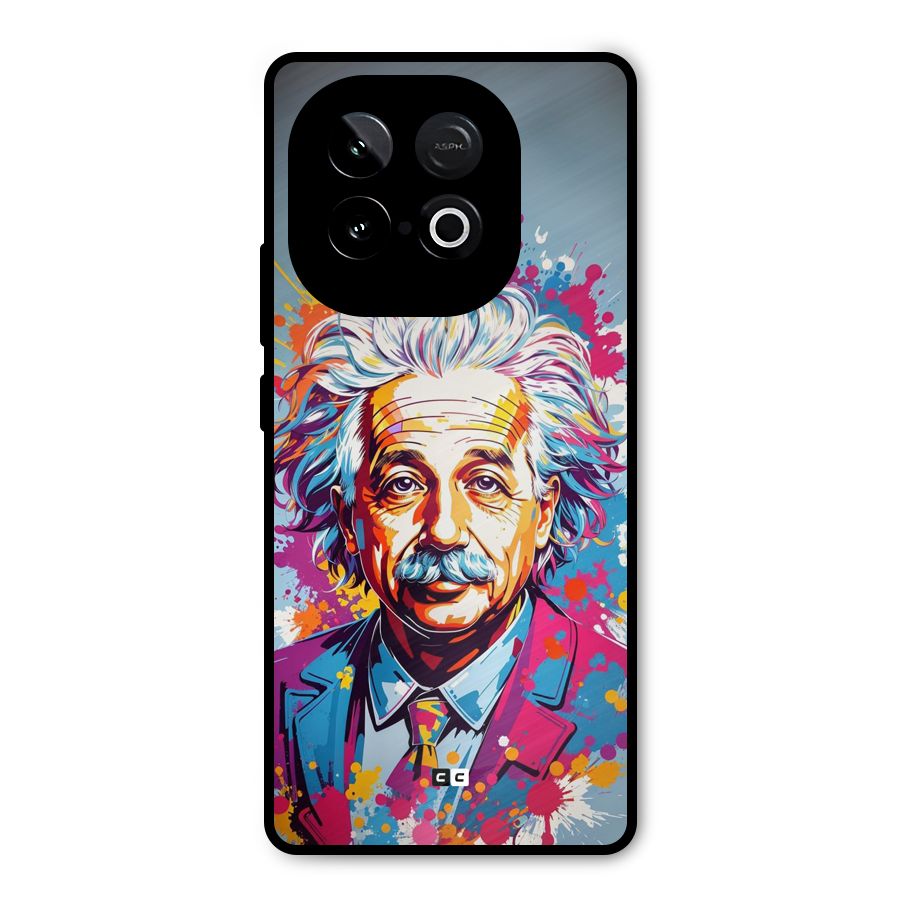 Einstein illustration Metal Back Case for iQOO Neo 10