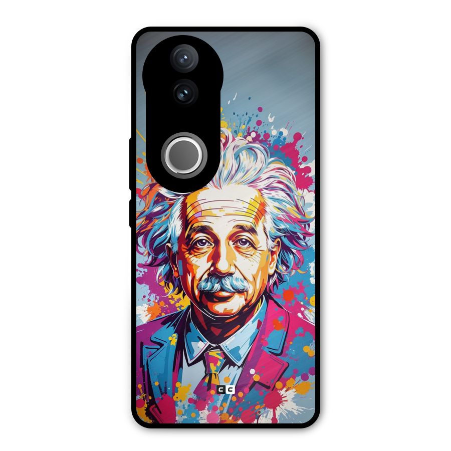 Einstein illustration Metal Back Case for iQOO Z10R