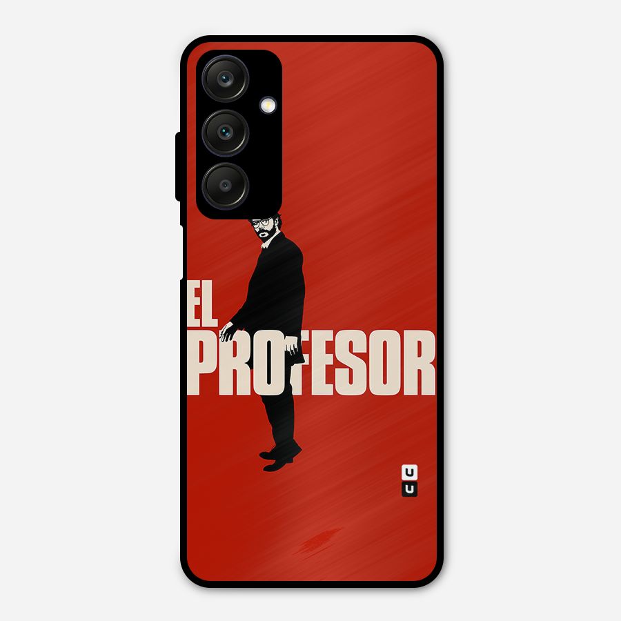 El Profesor Minimalist Metal Back Case for Galaxy A25 5G