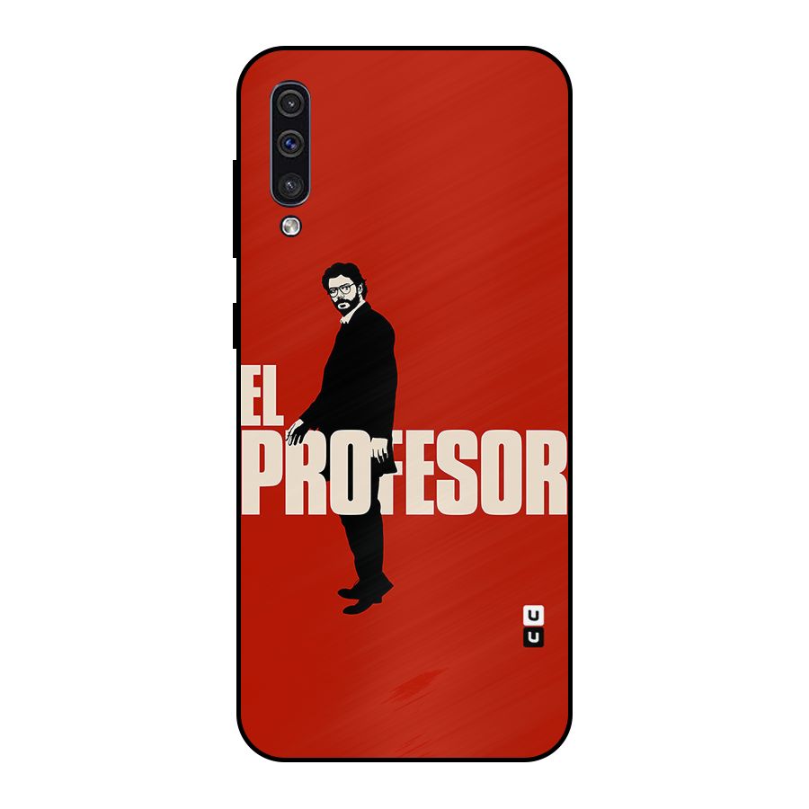 El Profesor Minimalist Metal Back Case for Galaxy A30s