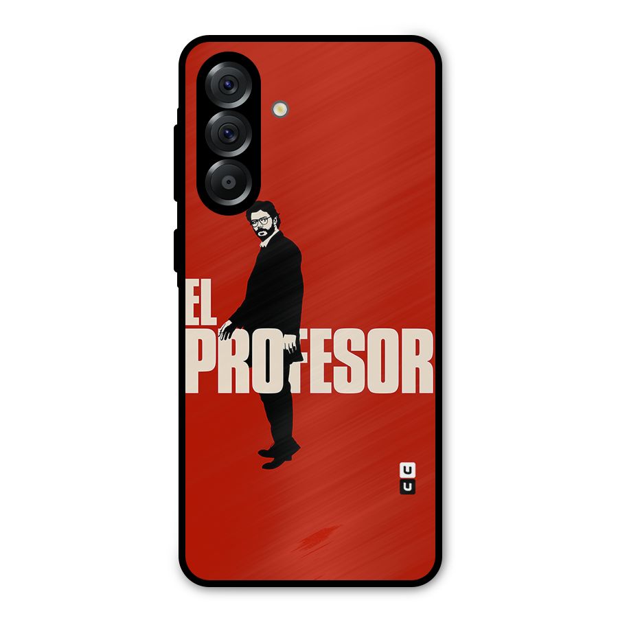 El Profesor Minimalist Metal Back Case for Galaxy A36