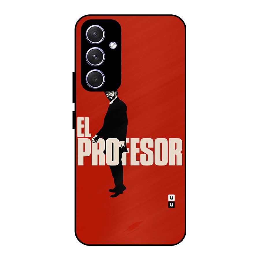 El Profesor Minimalist Metal Back Case for Galaxy A54