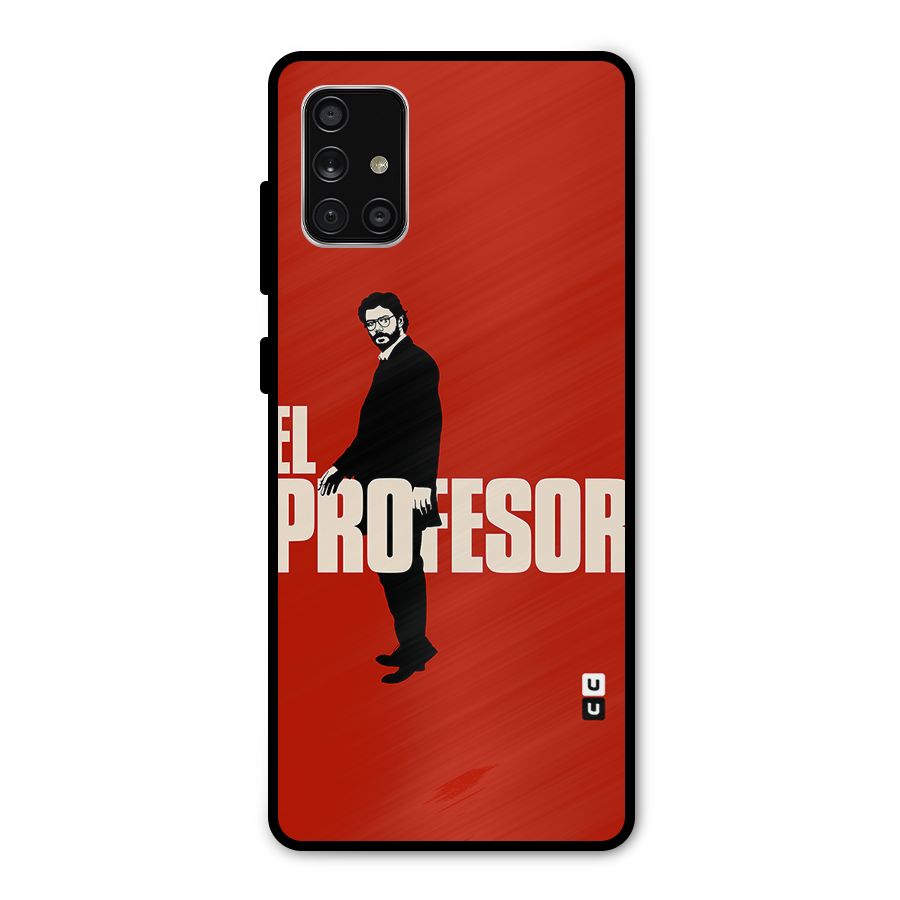 El Profesor Minimalist Metal Back Case for Galaxy A71
