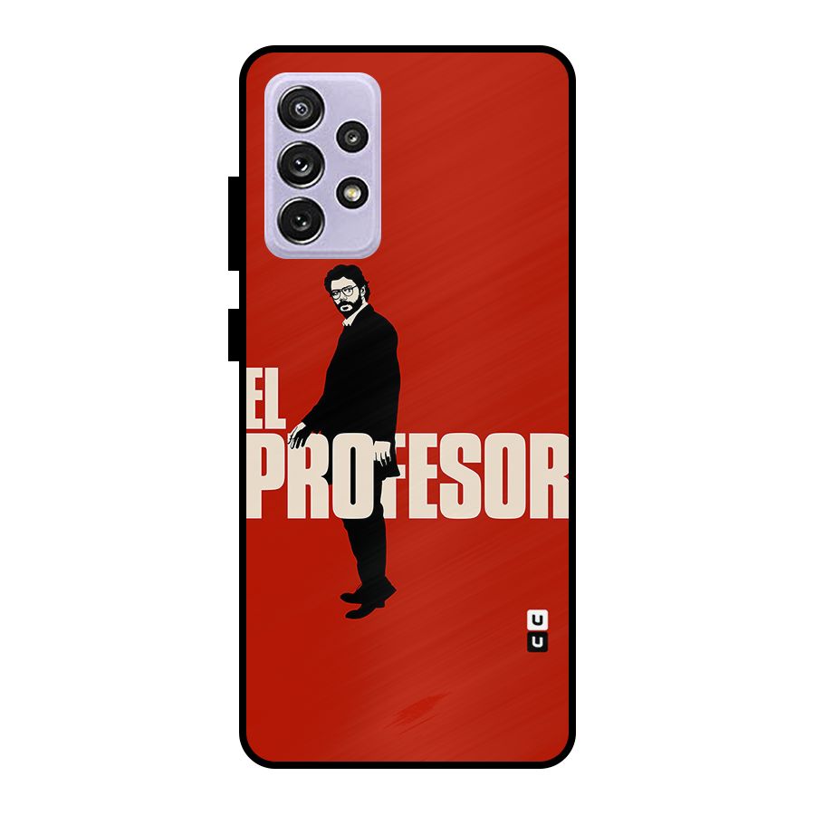 El Profesor Minimalist Metal Back Case for Galaxy A72