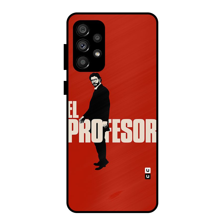 El Profesor Minimalist Metal Back Case for Galaxy A73 5G