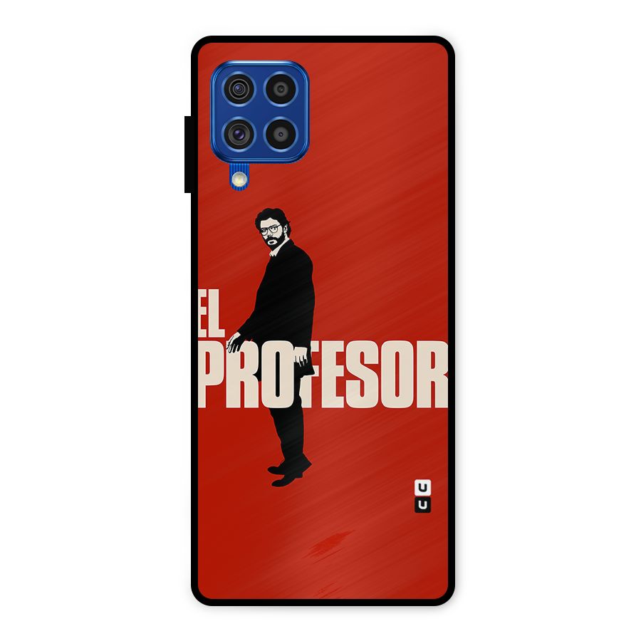 El Profesor Minimalist Metal Back Case for Galaxy F62
