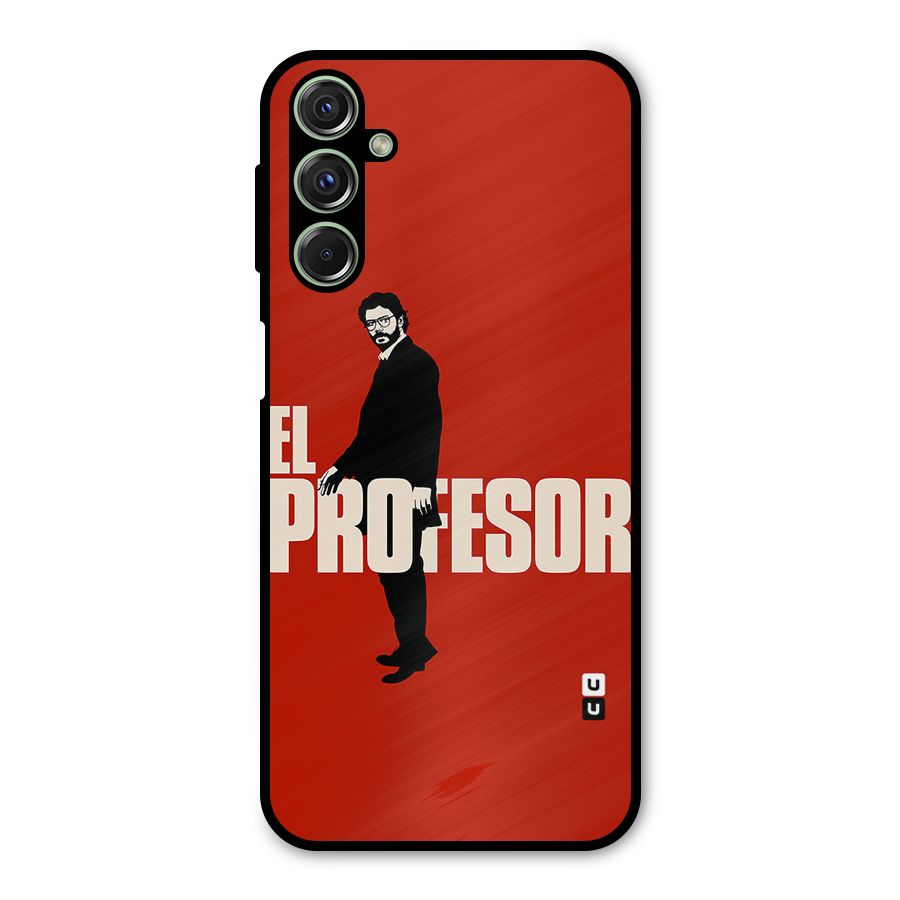 El Profesor Minimalist Metal Back Case for Galaxy M34