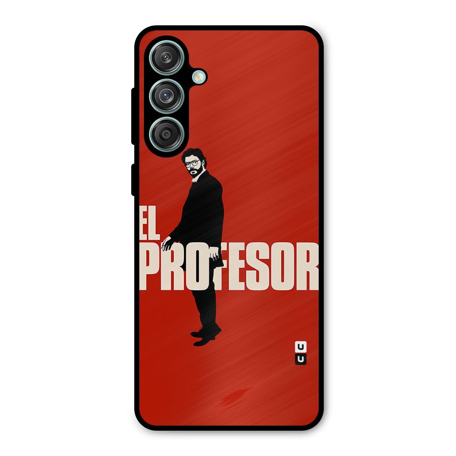 El Profesor Minimalist Metal Back Case for Galaxy M55 5G