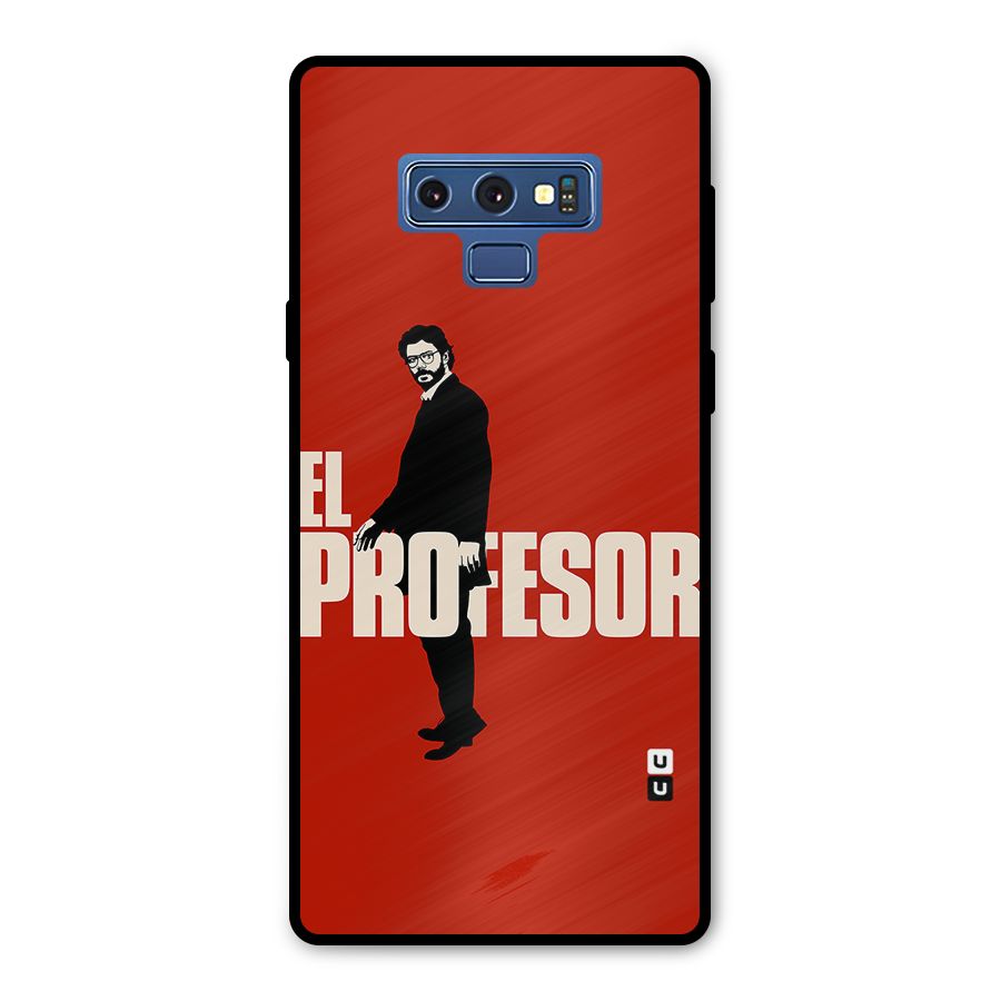 El Profesor Minimalist Metal Back Case for Galaxy Note 9