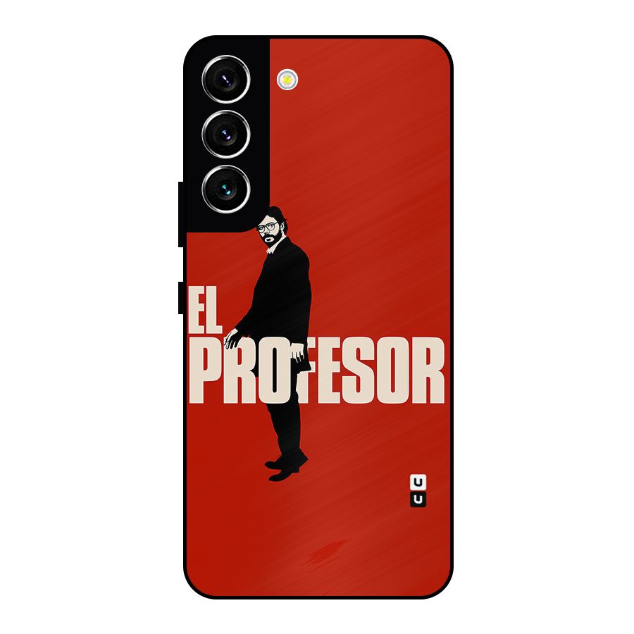 El Profesor Minimalist Metal Back Case for Galaxy S22 5G