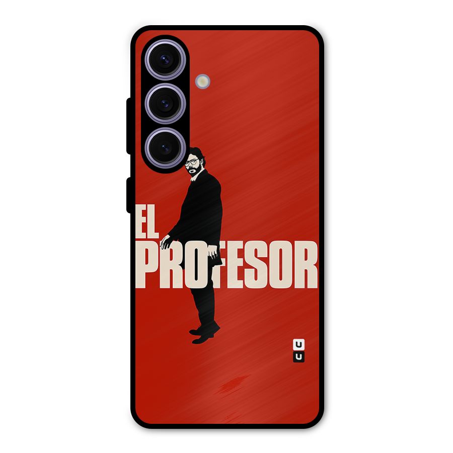 El Profesor Minimalist Metal Back Case for Galaxy S24