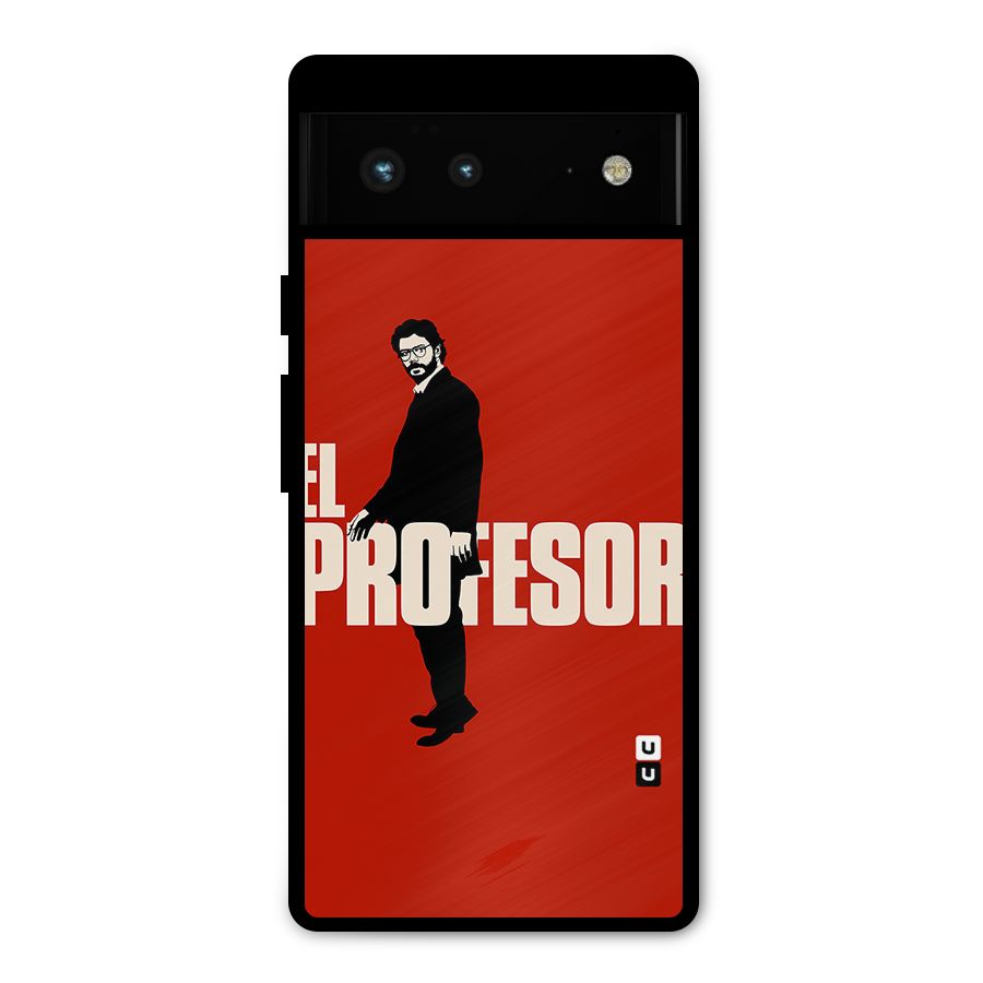 El Profesor Minimalist Metal Back Case for Google Pixel 6