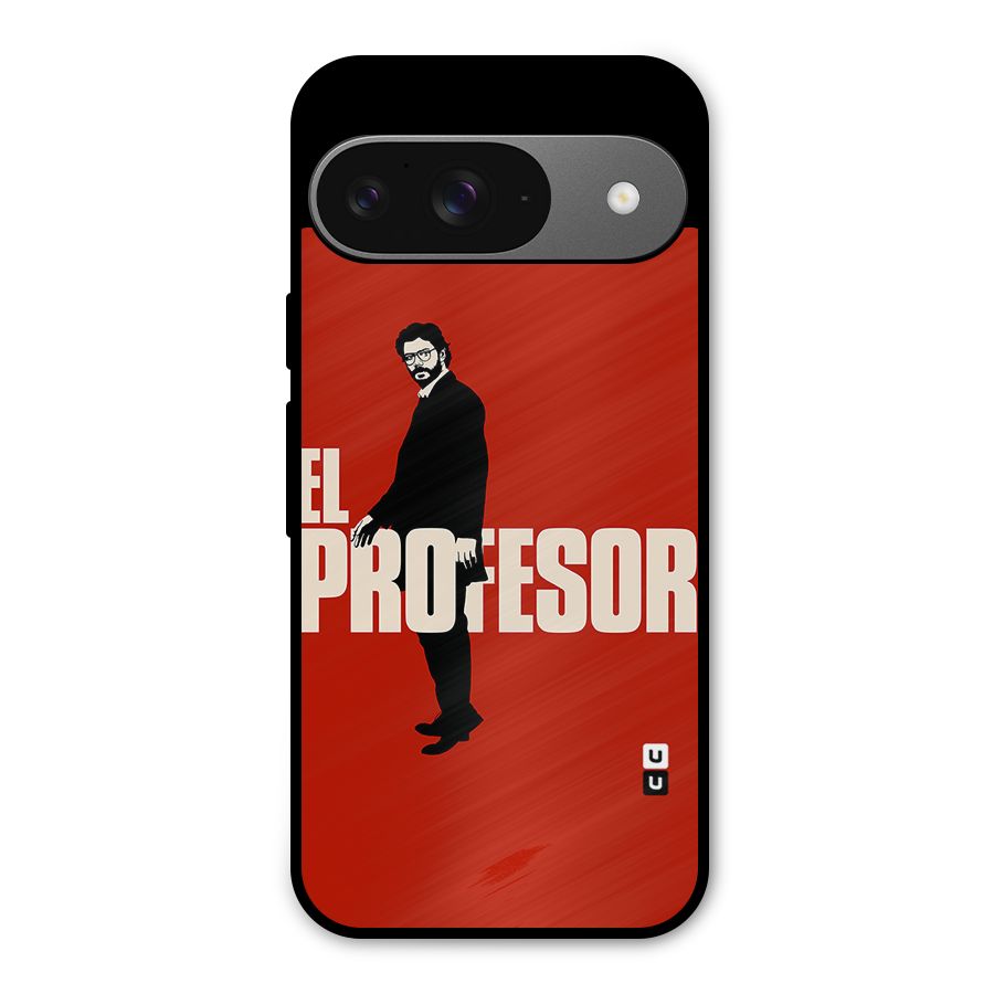 El Profesor Minimalist Metal Back Case for Google Pixel 9