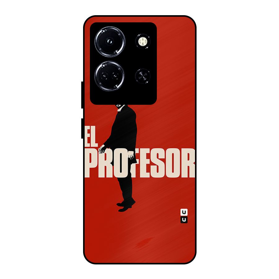 El Profesor Minimalist Metal Back Case for Infinix Note 30 5G