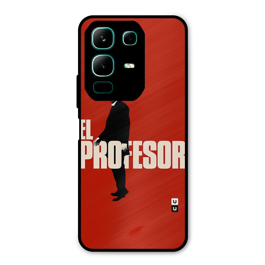 El Profesor Minimalist Metal Back Case for Infinix Note 50x