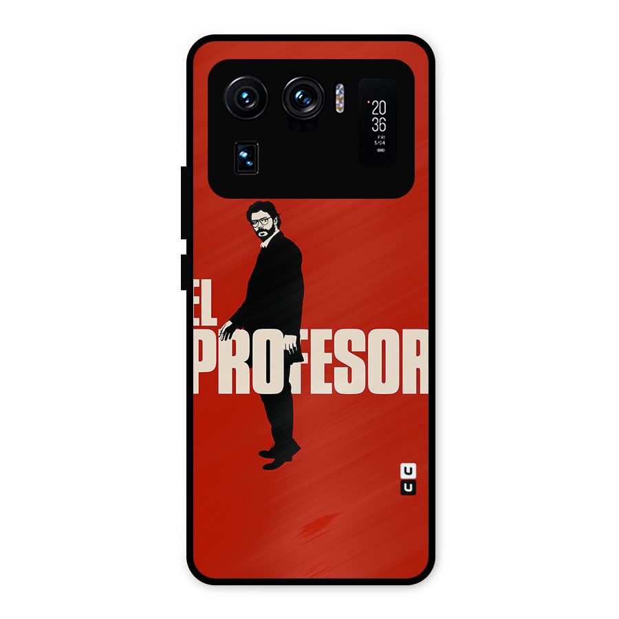 El Profesor Minimalist Metal Back Case for Mi 11 Ultra