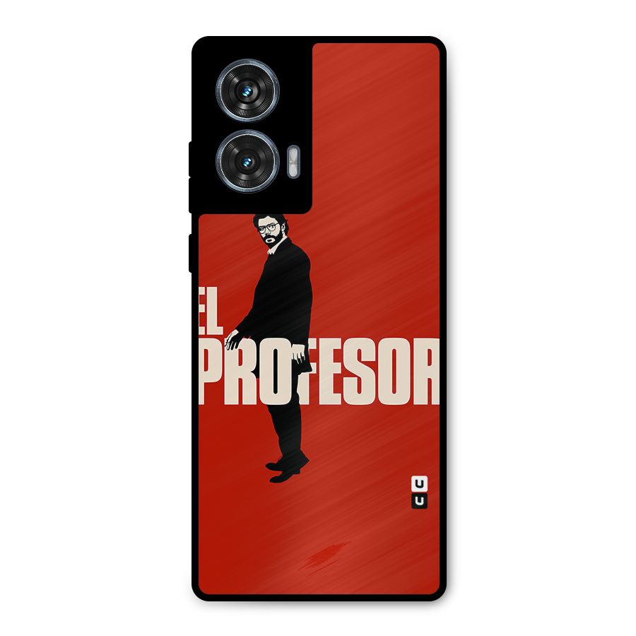 El Profesor Minimalist Metal Back Case for Motorola G96