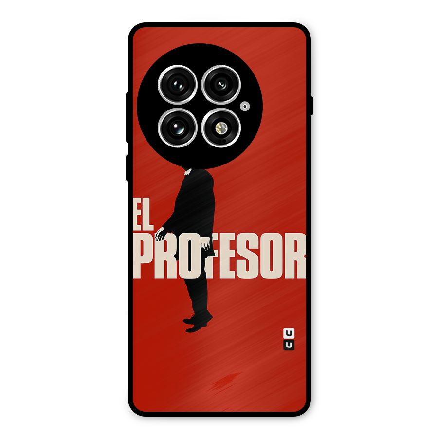 El Profesor Minimalist Metal Back Case for OnePlus 13