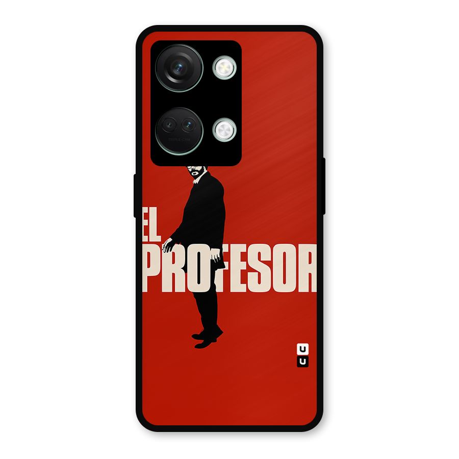El Profesor Minimalist Metal Back Case for OnePlus Nord 3