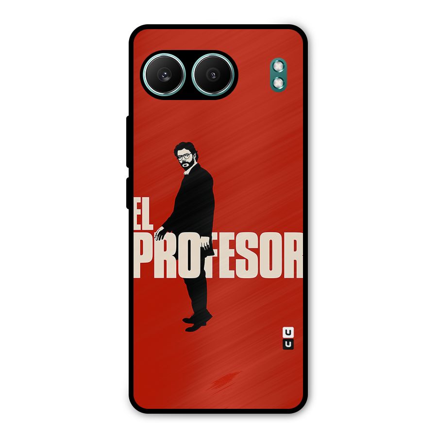 El Profesor Minimalist Metal Back Case for OnePlus Nord 4